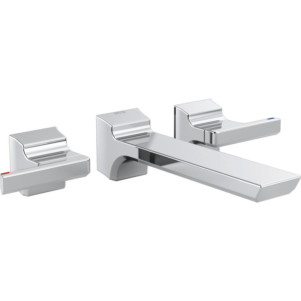 Delta Pivotal Two Handle Wall Mounted Faucet - Chrome