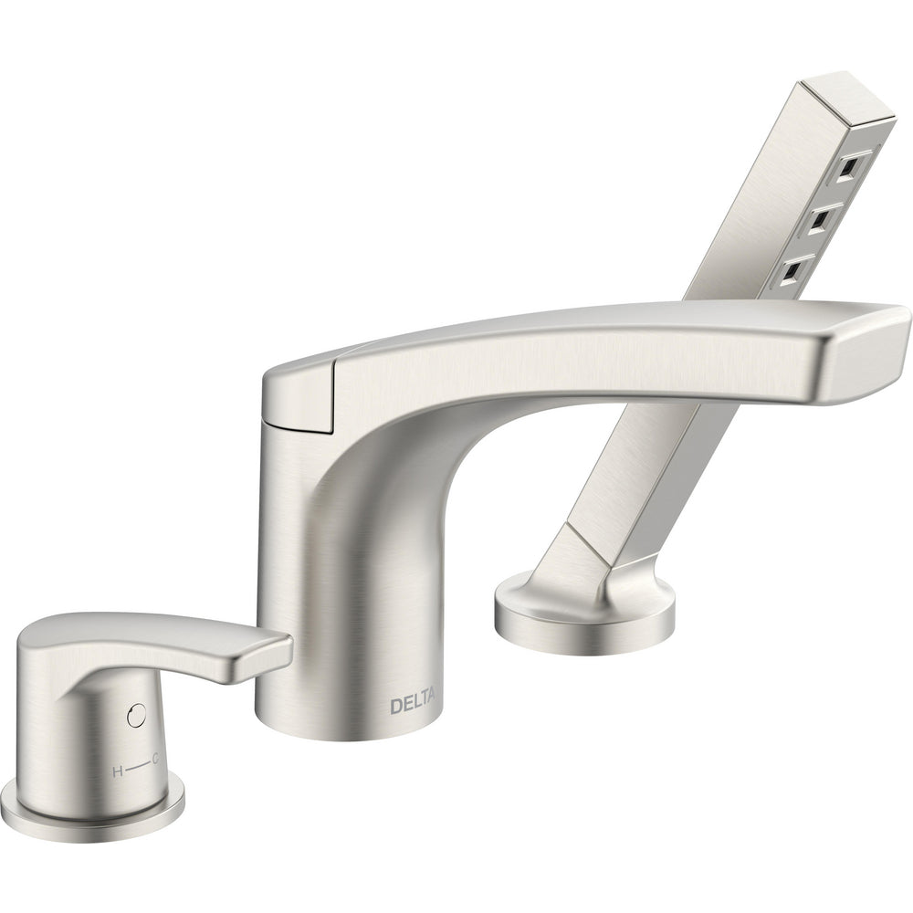 Delta Wynne Roman Tub Trim With Handshower - Stainless