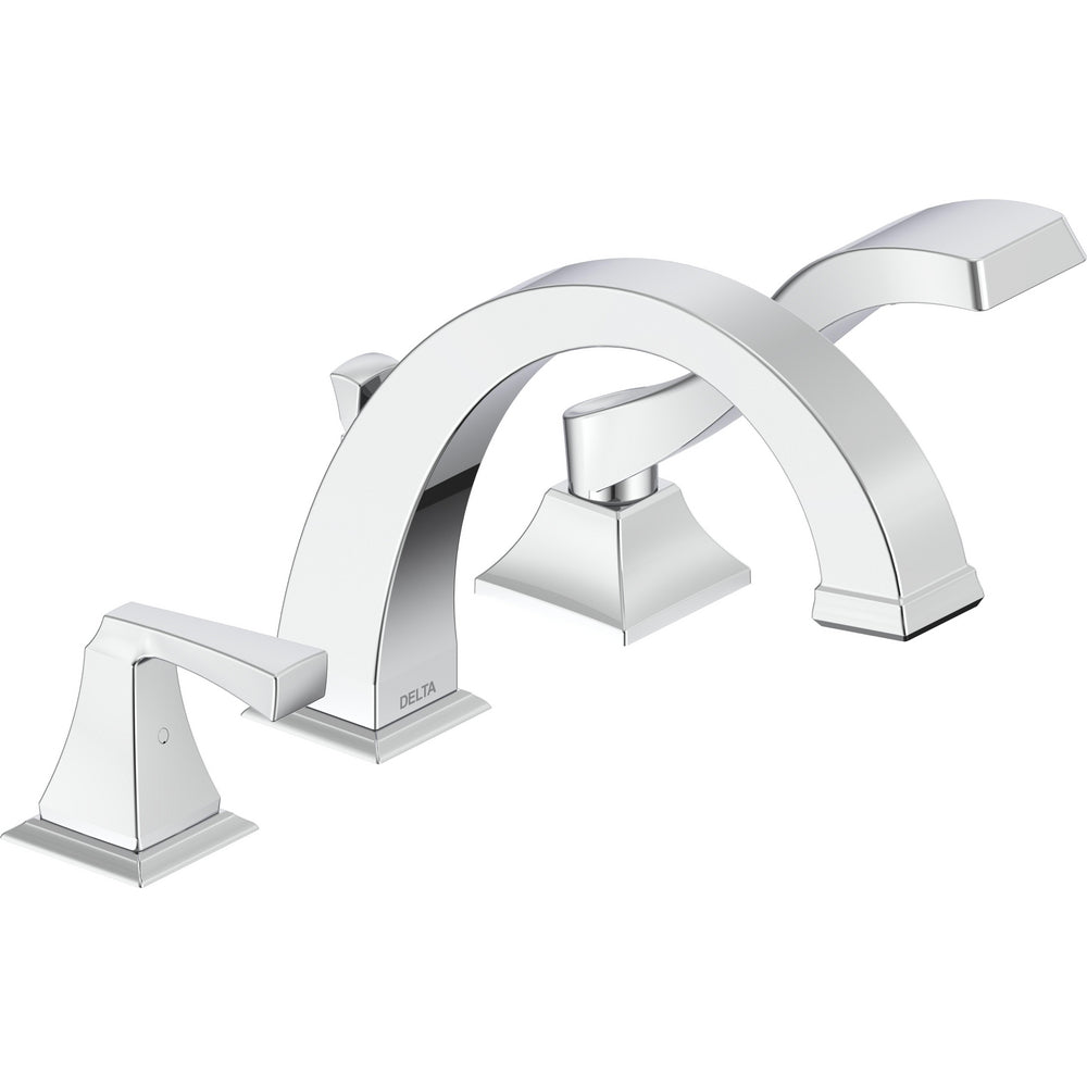 Delta 3 Hole Dryden Ss Roman Tub With Handshower - Chrome