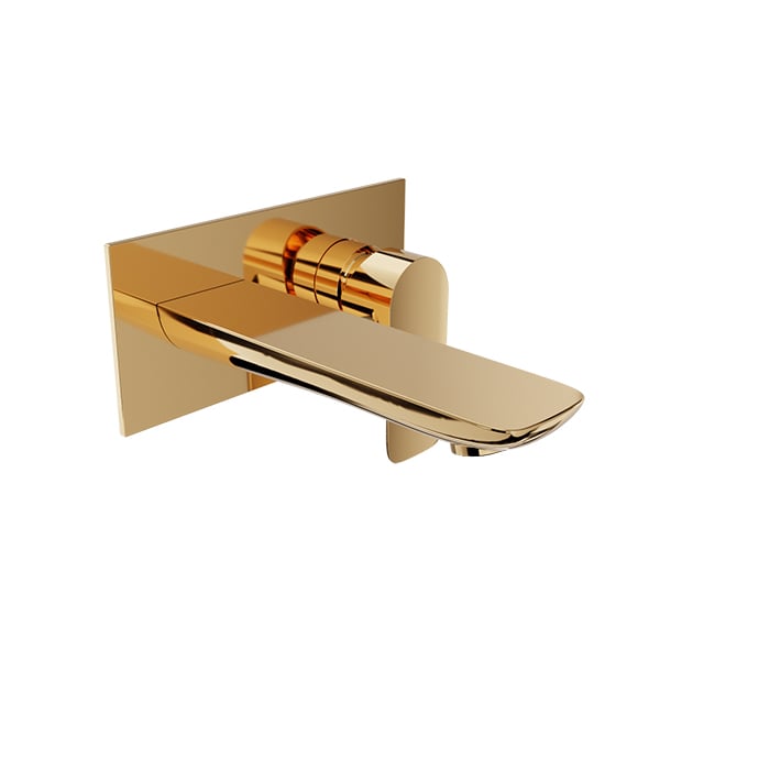 Baril SENS B45 Trim Only for Wall-Mounted Tub Faucet T45-1600-00 in Gold