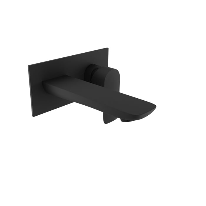Baril SENS B45 Trim Only for Wall-Mounted Tub Faucet T45-1600-00 in Matte Black