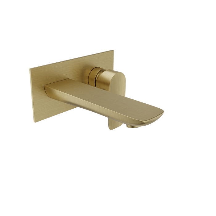 Baril SENS B45 Trim Only for Wall-Mounted Tub Faucet T45-1600-00 in Satin Brass