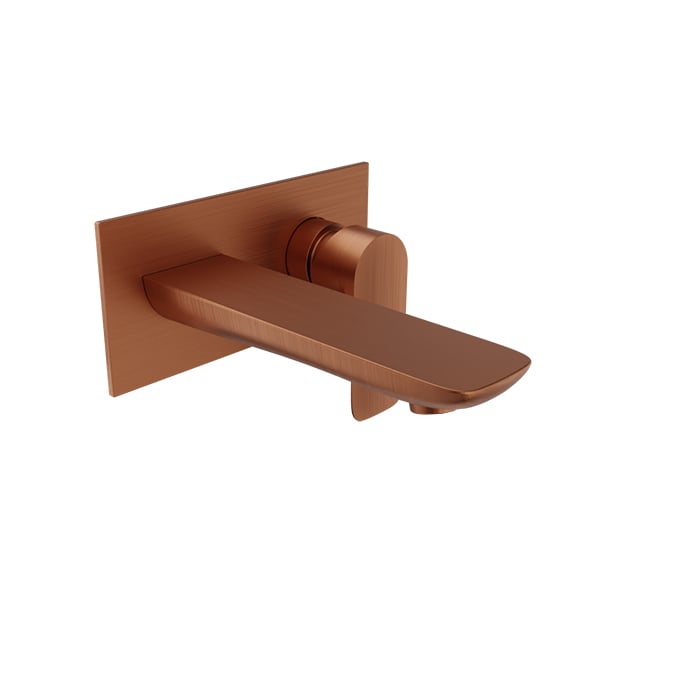 Baril SENS B45 Trim Only for Wall-Mounted Tub Faucet T45-1600-00 in Satin Copper