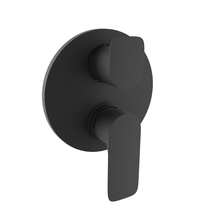 Baril SENS B45 Trim Only for Pressure-Balanced Shower Control Valve with 2-way Diverter T45-9180-01 in Matte Black