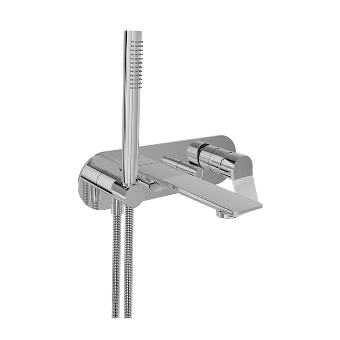 Baril PROFILE B46 Trim Only for Wall-Mounted Tub Faucet with Hand Shower T46-2003-00 in Chrome