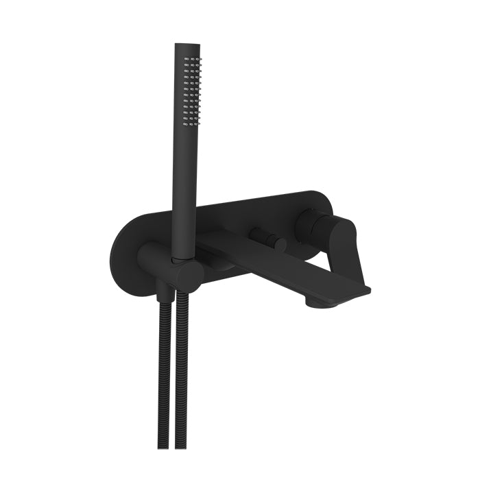 Baril PROFILE B46 Trim Only for Wall-Mounted Tub Faucet with Hand Shower T46-2003-00 in Matte Black