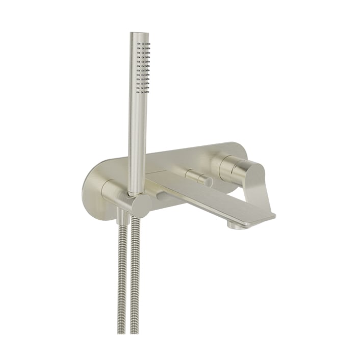 Baril PROFILE B46 Trim Only for Wall-Mounted Tub Faucet with Hand Shower T46-2003-00 in Brushed Nickel