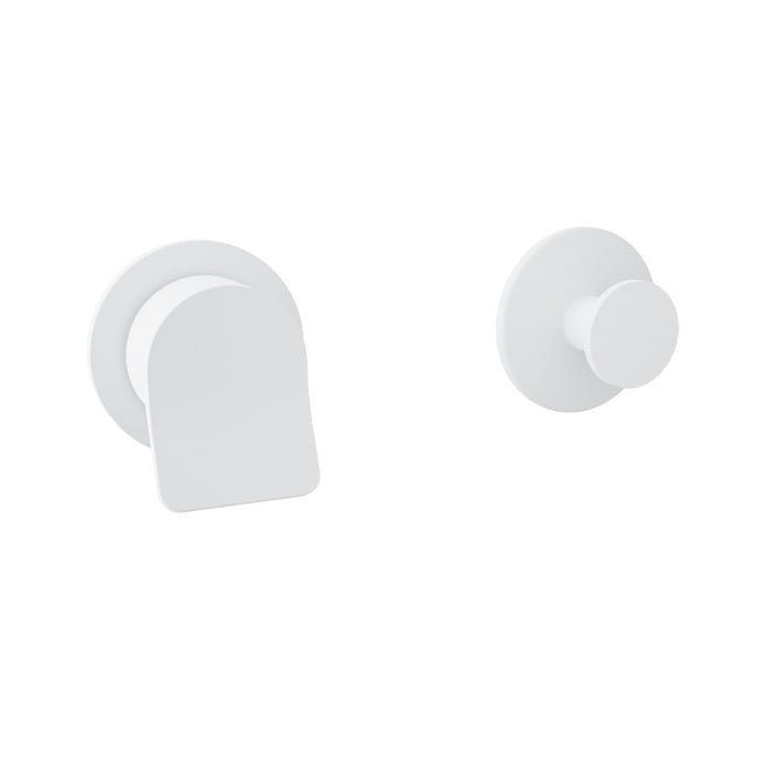 Baril PROFILE B46 Trim Only for 3/4" Thermostatic Valve T46-9453-00 in White