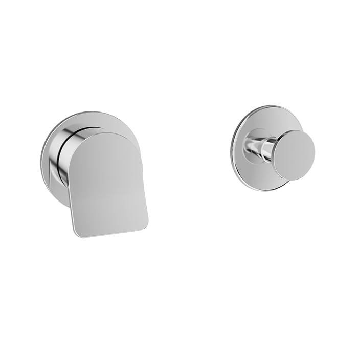 Baril PROFILE B46 Trim Only for 3/4" Thermostatic Valve T46-9453-00 – Chrome photo (photo shows Chrome; shown for finishes Baril has not photographed)