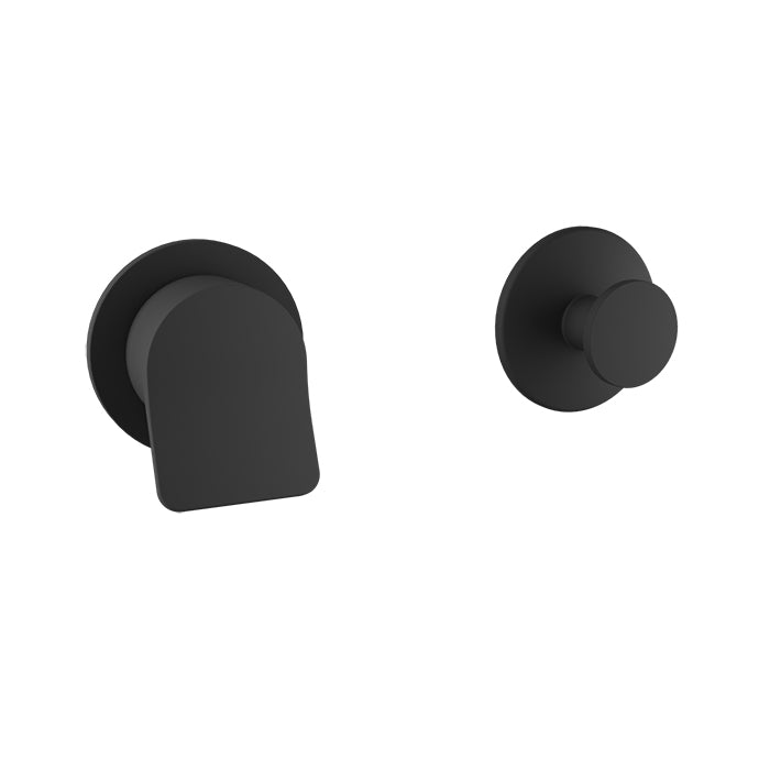 Baril PROFILE B46 Trim Only for 3/4" Thermostatic Valve T46-9453-00 in Matte Black