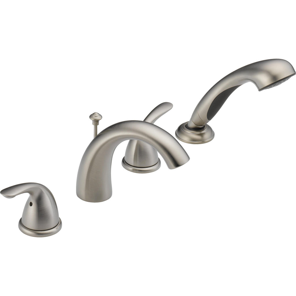 Delta Classic Roman Tub With Handshower Trim - Stainless