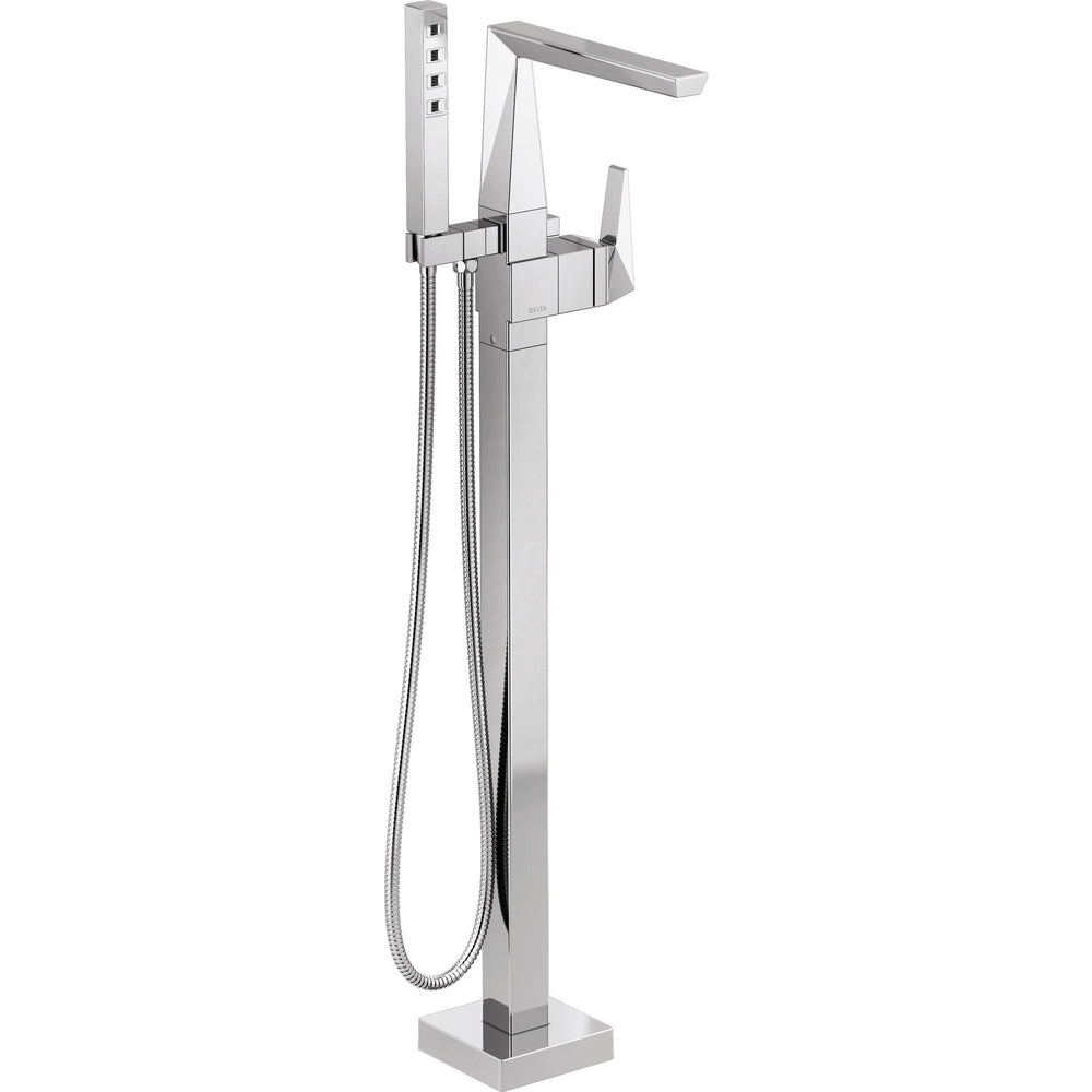Delta Trillian Floor Mount Tub Filler Trim - Chrome