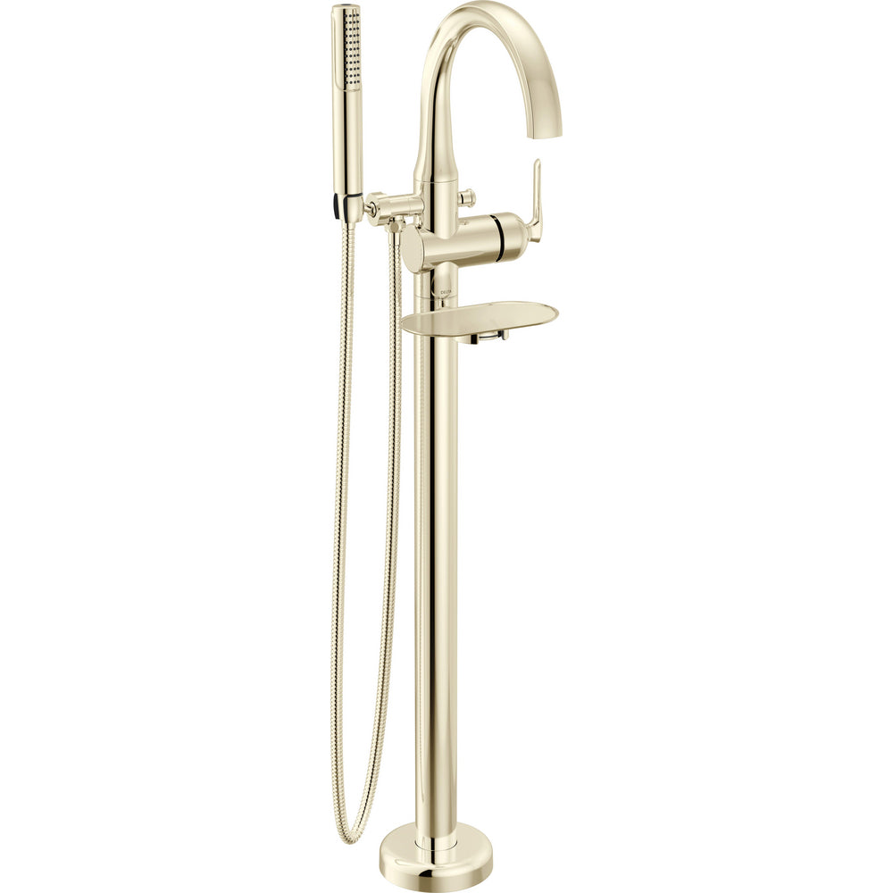 Delta Bonacci Floor Mount Tub Filler Trim - Polished Nickel