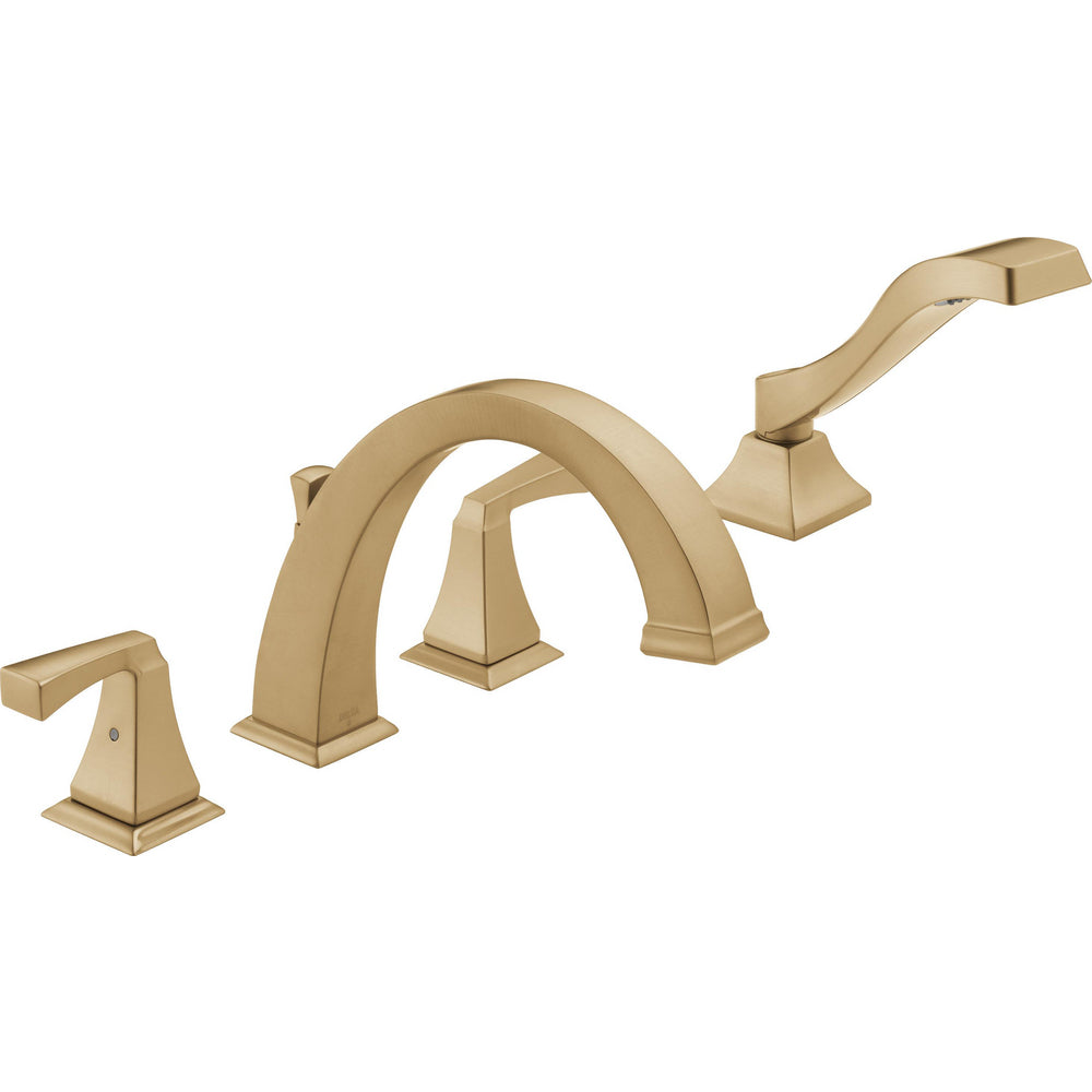 Delta Dryden Roman Tub With Handshower-Trim - Champagne Bronze