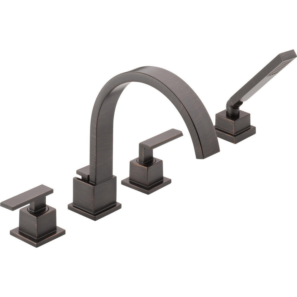 Delta Vero Roman Tub With Handshower Trim - Venetian Bronze