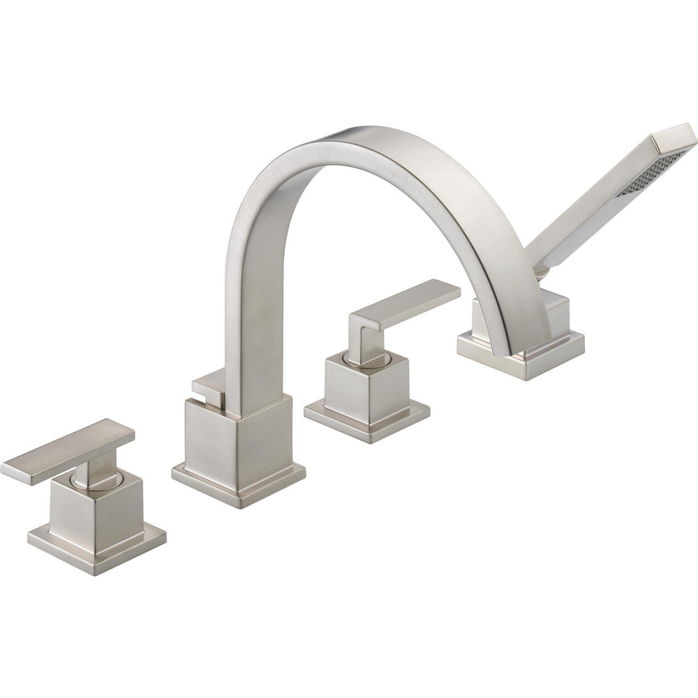 Delta Vero Roman Tub With Handshower Trim - Stainless