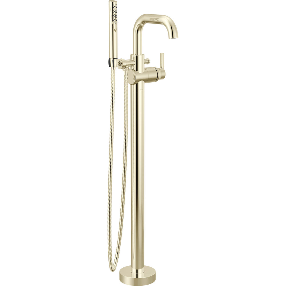 Delta TRINSIC Freestanding Floor Mount Tub Filler - Polished Nickel