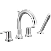 Delta Trinsic Roman Tub With Hand Shower Trim - Chrome
