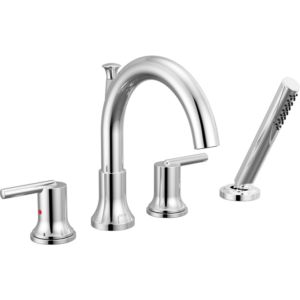 Delta Trinsic Roman Tub With Hand Shower Trim - Chrome