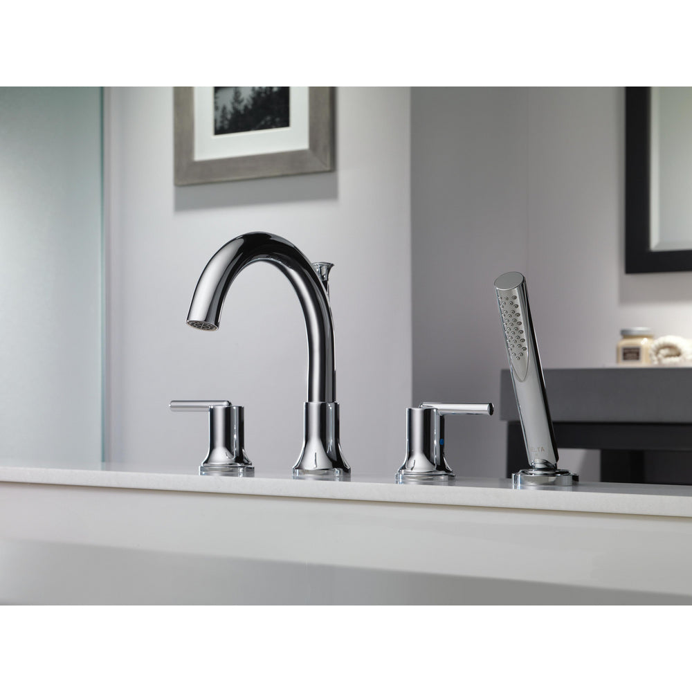 Delta Trinsic Roman Tub With Hand Shower Trim