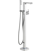 Delta Ara Floor Mount Tub Filler With Handshower T4767-FL - Chrome