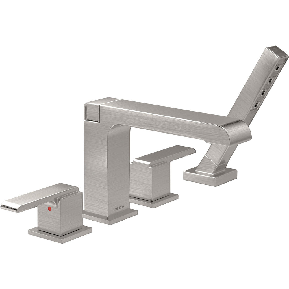 Delta Roman Tub With Hand Shower Trim - Stainless