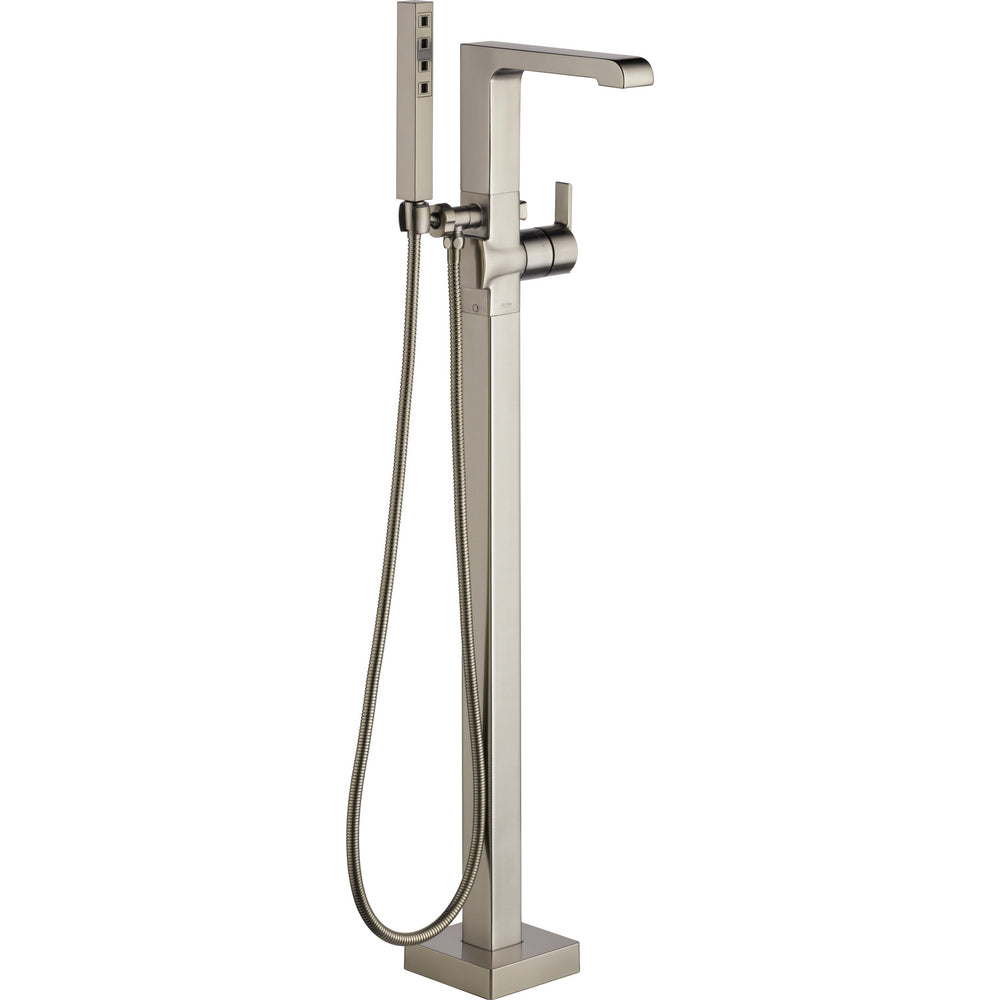 Delta Ara Floor Mount Tub Filler With Handshower T4767-FL - Stainless