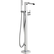 Delta Ara Floor Mount Tub Filler With Handshower - Chrome