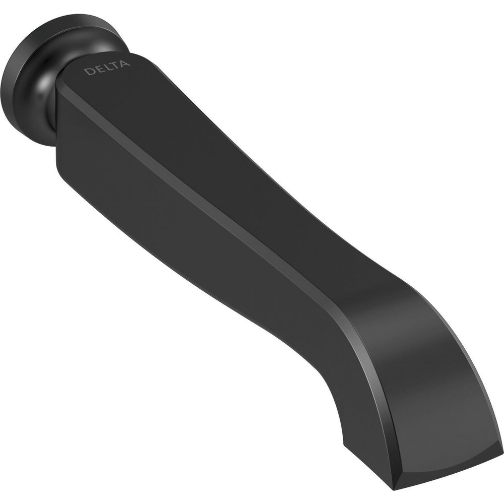 Delta Dorval Tub Filler Trim Wall Mount With O Handles - Matte Black