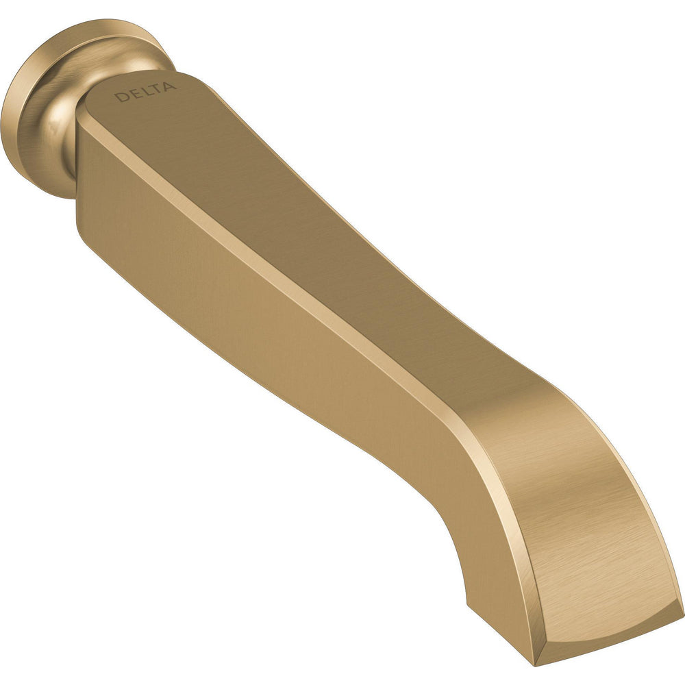 Delta Dorval Tub Filler Trim Wall Mount With O Handles - Champagne Bronze