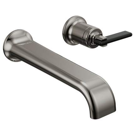 Brizo Two-Hole, Single-Handle Wall Mount Lavatory Faucet - Less Handle 1.2 GPM T65767LF-BNXLHP-ECO - Plumbing Market