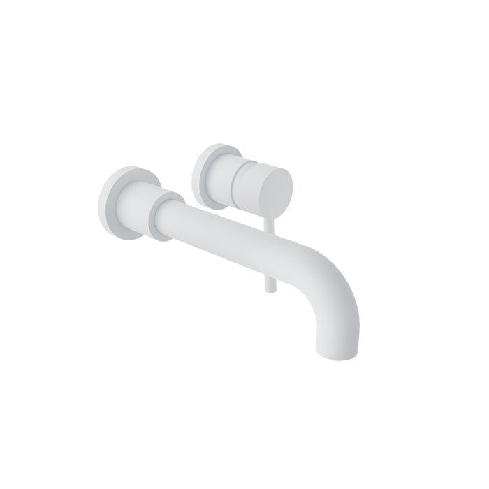 Baril ZIP B66 Trim Only for Wall-Mounted Tub Faucet T66-1600-00 in White