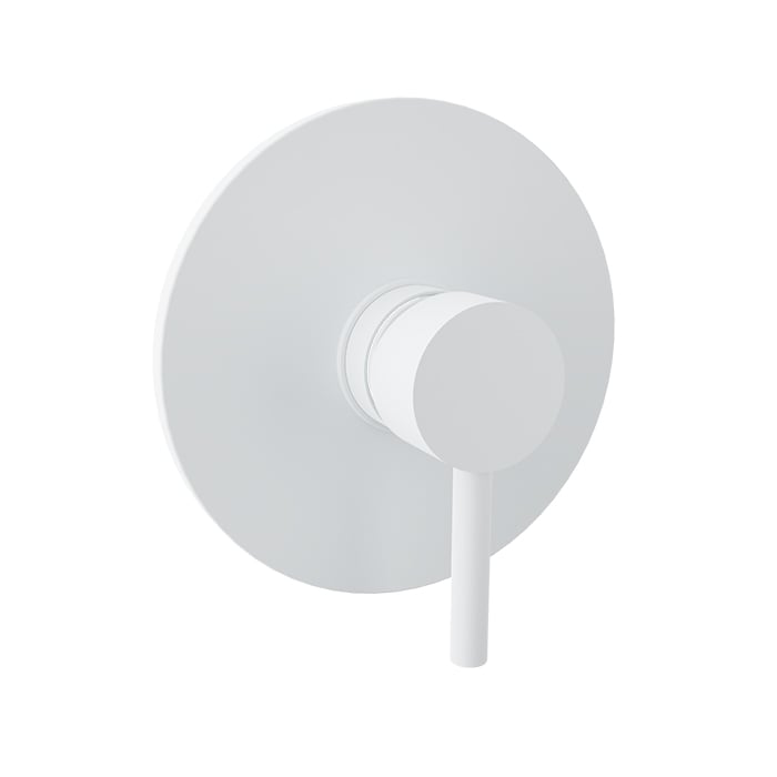 Baril ZIP B66 Trim Only for Pressure-Balanced Shower Control Valve T66-9139-00 in White