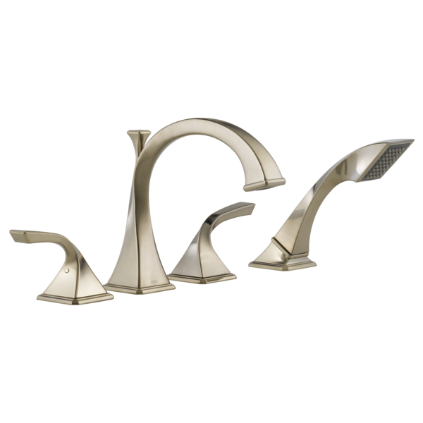 Brizo Roman Tub Faucet with Hand Shower T67430-BN - Plumbing Market