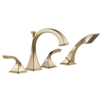 Brizo Roman Tub Faucet with Hand Shower T67430-GL - Plumbing Market