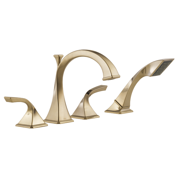 Brizo Roman Tub Faucet with Hand Shower T67430-GL - Plumbing Market