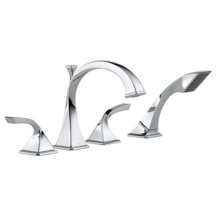 Brizo Roman Tub Faucet with Hand Shower T67430-PC - Plumbing Market