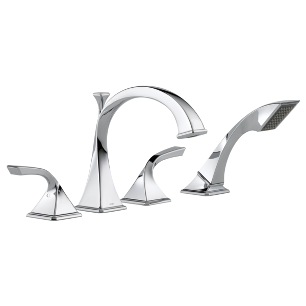 Brizo Roman Tub Faucet with Hand Shower T67430-PC - Plumbing Market