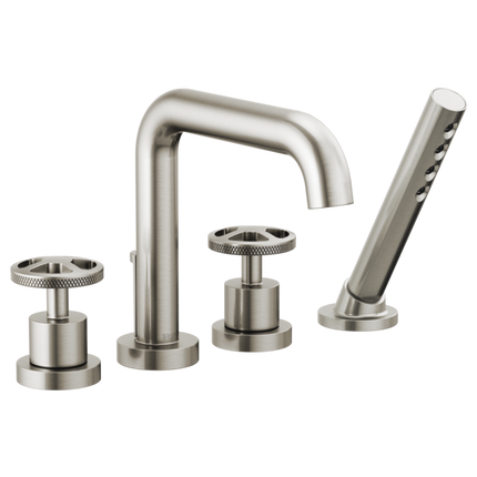 Brizo Roman Tub with Handshower - Less Handles T67435-NKLHP - Plumbing Market