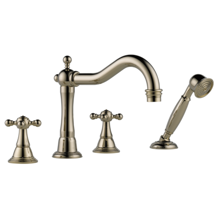 Brizo Roman Tub Trim with Hand Shower T67438-PN - Plumbing Market
