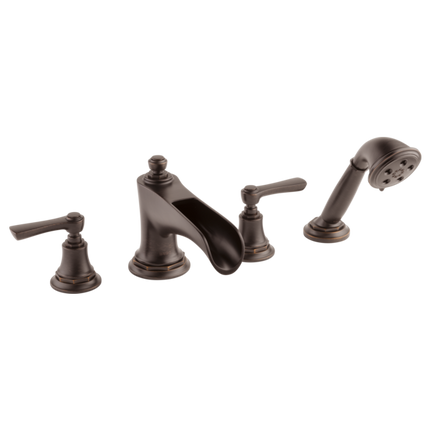 Brizo Roman Tub Trim with Hand Shower - Less Handles T67461-RBLHP - Plumbing Market