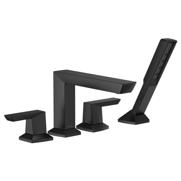 Brizo Roman Tub Faucet With Handshower T67488-BL - Plumbing Market