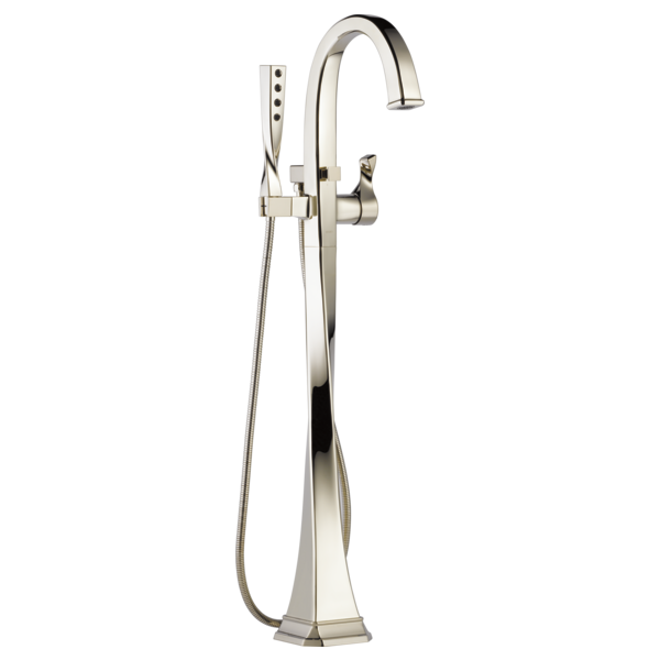 Brizo Single-Handle Freestanding Tub Filler T70130-PN - Plumbing Market