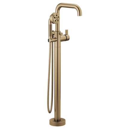 Brizo Single-Handle Freestanding Tub Filler - Less Handle T70135-GLLHP - Plumbing Market