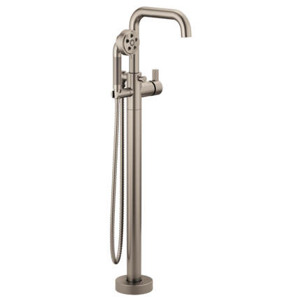 Brizo Single-Handle Freestanding Tub Filler - Less Handle T70135-NKLHP - Plumbing Market