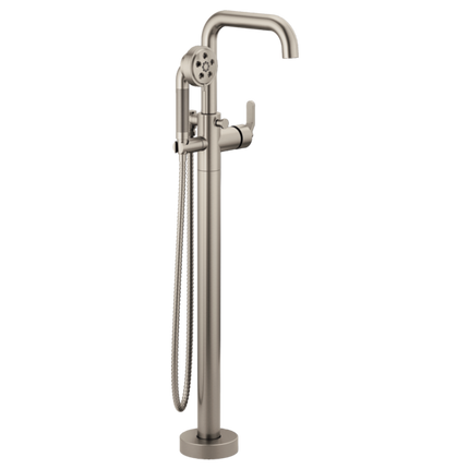 Brizo Single-Handle Freestanding Tub Filler - Less Handle T70135-NKLHP - Plumbing Market
