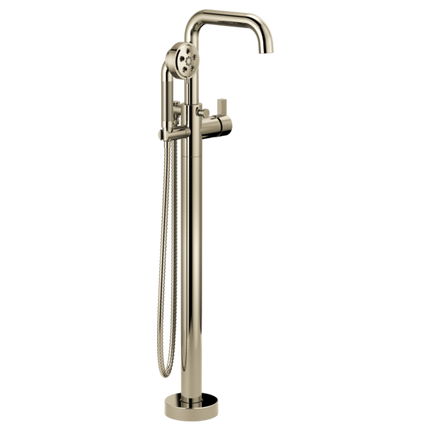 Brizo Single-Handle Freestanding Tub Filler - Less Handle T70135-PNLHP - Plumbing Market