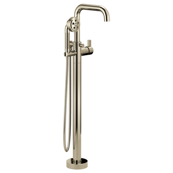 Brizo Single-Handle Freestanding Tub Filler - Less Handle T70135-PNLHP - Plumbing Market