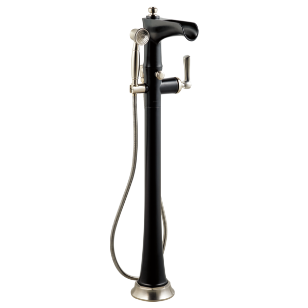 Brizo Freestanding Floor Mount Tub Filler T70161-NKBL - Plumbing Market