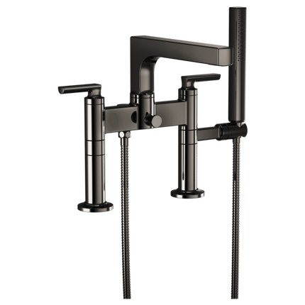 Brizo Two-Handle Tub Filler Trim Kit With Lever Handles T70306-BNX - Plumbing Market